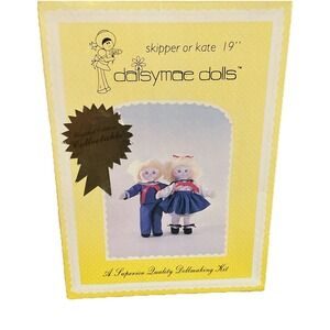 Vtg 1982 Daisymae Sunrise Industries Complete Doll Making Kit‎ Skipper Kate 19"